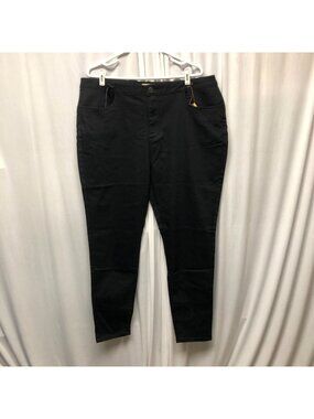 Hybrid and Company Black Pants Womens Size 20 Stretch Butt Lifter Trousers NEW